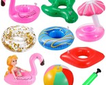 6 Pcs Pool Floaties For Girl Dolls, Girl Doll Swim Accessories Set Swimm... - $18.99