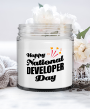 Funny Developer Candle - Happy National Day - 9 oz Candle Gifts For Co-W... - $19.95