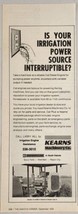 1978 Print Ad Caterpillar CAT Diesel Engines for Farm Irrigation Kearns S.Dakota - $16.81