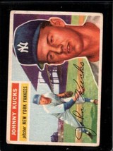 1956 Topps #88B Johnny Kucks Good+ (Rc) Yankees White Backs Nicely Cente *NY3983 - £4.71 GBP