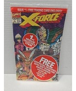 X-FORCE #1 Rob Liefeld NM Marvel NEW Still Sealed Polybagged Cable Card - $274.31 MXN