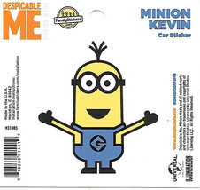 Despicable Me Minion Kevin Figure Peel Off Car Sticker Decal NEW UNUSED - £2.36 GBP