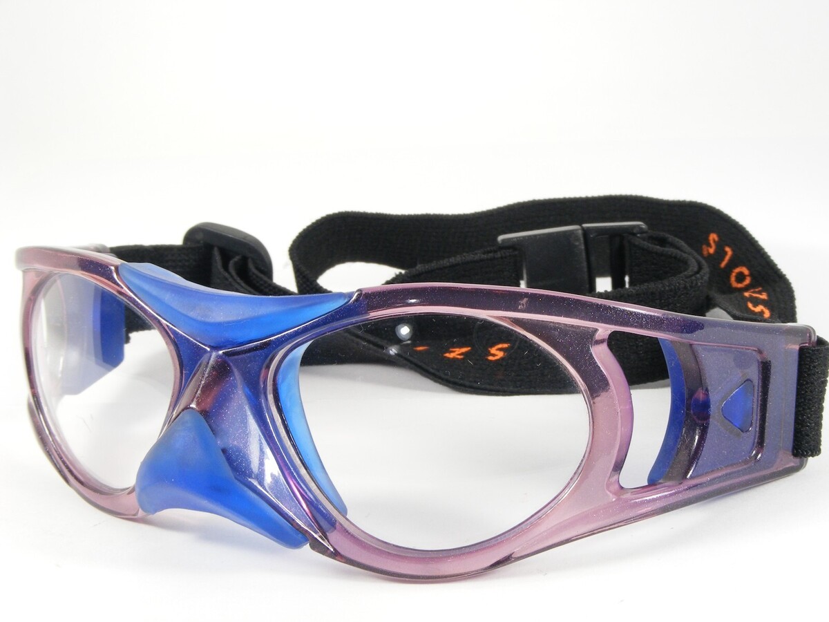 SZIOLS INDOOR 52 SPORTS Brille Transparent Lila/Blau Munich (Notizzettel) - $56.28