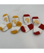Vintage Mcdonalds 6 Pair Socks 1- 12 Months Infant McDonald’s NEW/washed - $11.30