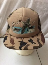 Trucker / Baseball Cap Hat Camo Hunting Ducks Bird Vintage Mesh Snapback - £31.45 GBP