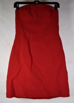 Prabal Gurung Womens Tube Top Dress Red S - £197.11 GBP