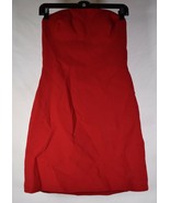 Prabal Gurung Womens Tube Top Dress Red S - £194.62 GBP