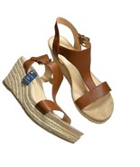 Reaction Kenneth Cole Brown Wedge Sandal Size 9.5 New - £37.34 GBP