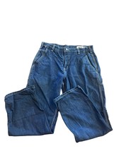 Carhartt FR Mens Jeans 34x30 CAT2 NFPA 2112 Dark Blue Denim Work Jeans Free Ship - £52.94 GBP