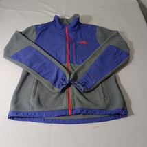 The North Face ANLP Women Gray & Purple Denali Fleece Polartec Full Zip Jacket M image 12