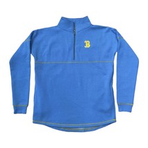 Stadium Athletics Women&#39;s UCLA Bruins 1/2 Zip Sweatshirt, BLUE, XL - $17.82