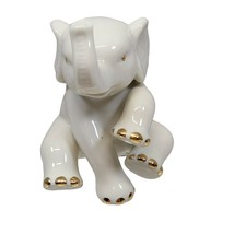 Lenox Baby Elephant Figurine Sculpture Statue Animal Cream Good Luck Luc... - $14.99