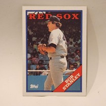 1988 Topps Baseball #573 Bob Stanley Boston Red Sox Baseball Card - $1.14