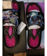 adidas x YU-GI-OH REPTOSSAGE Hook and Loop Slides HQ4274  2022 size 10.5 - £154.01 GBP