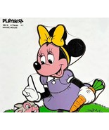 1985 Playskool Disney Minnie Mouse Puzzle Vintage Frame Tray Thumper 8 P... - $54.69 CAD
