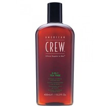 American Crew 3-In-1 Tea Tree Shampoo, Conditioner, Body Wash 15.2oz - £24.43 GBP