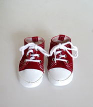 Modern Red &amp; White Sneakers 3.25&quot; for Medium Size Doll - £7.80 GBP