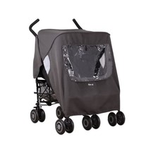 Koo-di Keep Us Dry Double Stroller Rain Cover (Grey)  - $59.00