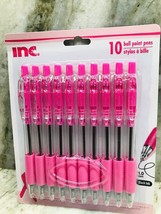 ShipN24Hours-New Breast Cancer Awarness Pink Pens. 10  Ball Point Pens. - £11.63 GBP