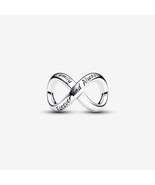 925 Sterling Silver Family Forever and Always Infinity Charm - 793243C00 - £11.25 GBP