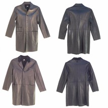 Avirex, Men Leather Long Coat, Black (See Description),Limited Edition - £394.81 GBP+