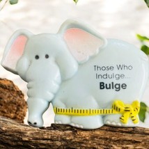 Vintage Russ Elephant Magnet Those Who Indulge Bulge Funny Diet Weight Loss - $7.58