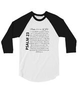 Roaring Faith Wear Psalm 23 Unisex 3/4 Sleeve Christian Shirt - $60.00+