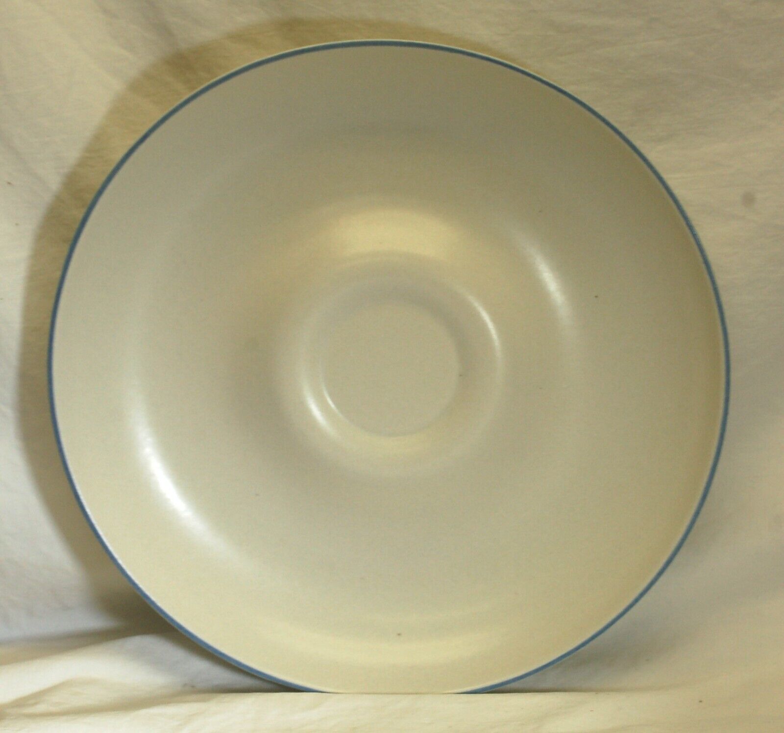 Yorktowne Pfaltzgraff Stoneware Chip &amp; Dip Base Only Blue Floral USA - $59.39