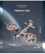 High-Tech Spaceship Starship Combat Aircraft Building Blocks (1020 PCS) - $83.17 CAD