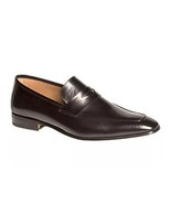 Handmade Men black leather moccasins, Men leather formal shoes, Men dres... - $167.30+