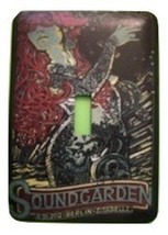 Soundgarden Metal Switch Plate rock&amp;roll - $9.25