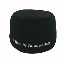 Embroidery &quot;Be Kind, Be Calm, Be Safe&quot; Unisex Surgical Cap Surgical Scru... - £11.13 GBP