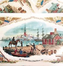 Midnight Ride Of Paul Revere Bicentennial 1976 Placemats Lot Of 3 Vintage DWHH12 - £29.54 GBP