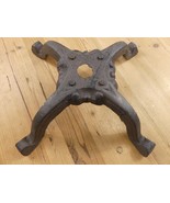 Cast Iron Stool Base 4 Prong Bar Stool Table Seat Square Restoration **W... - $49.99