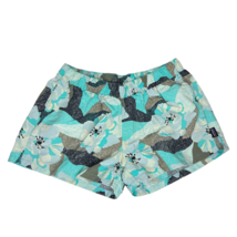 Patagonia Barely Baggies Shorts Womens S Hibiscus Howling Turquoise Print 57041 - £30.55 GBP
