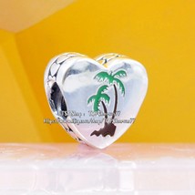 925 Sterling Silver Exclusive Florida Charm with Mixed Enamel Engraved Exclusive - £13.93 GBP