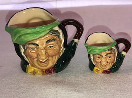 2 Royal Doulton Toby Mugs Sairey Gump 2.25 Inches And 1.25 Inch Tall Mint Lot B - £15.97 GBP