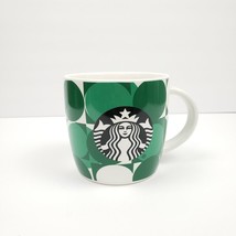 Starbucks Coffee Mug Green Circles Cup Collectible Holiday Christmas 14oz  - £9.04 GBP