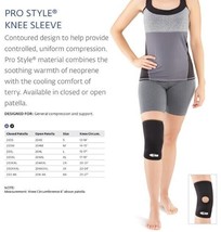 DJO Bell-Horn Large Prostyle Knee Sleeve Closed Patella Black - £14.57 GBP