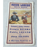 Bullfighting Advertisement Flyer – 5.5&quot; x 9&quot; - Plaza de Nuevo Laredo #26 - €11,28 EUR