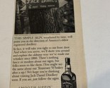 Jack Daniels vintage 1995 Print Ad Advertisement Pa7 - £5.51 GBP