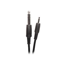 RadioShack -  6-Foot(1.82m) Shielded Audio Cable -Stereo Male to Mono Male Black - £10.28 GBP
