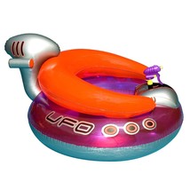 Original Inflatable Ufo Spaceship Pool Float Ride On With Fun Constant Flow Lase - £32.07 GBP