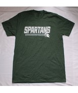 Michigan State Spartans T-Shirt Men&#39;s Adult Large 42/44 Green Rivalry Th... - £15.63 GBP