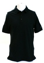 Under Armour Black Charged Cotton Pique Short Sleeve Polo Shirt Men&#39;s NWT - £47.95 GBP