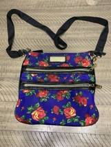 Betsy Johnson Floral Messenger Bag Pre Owned - $18.66