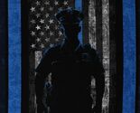23.5" X 43" Panel Police Department Flag Law Enforcement Cotton Fabric D... - $10.45