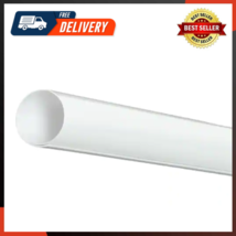 36 In. - 60 In. PVC Tension Shower Rod Cover In White - $10.85