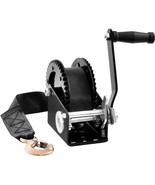 VEVOR Hand Winch, 2000 lbs Pulling Capacity, Boat Trailer Winch Heavy Du... - $93.99