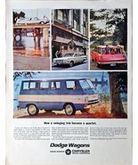 Dodge Wagons Chrysler swinging trio quartet 1964 Vintage Print Ad - $11.61 CAD